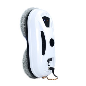 Robot Window Cleaner, Wet & Dry Cleaning Window Robot with Replacement Mopping Cloth