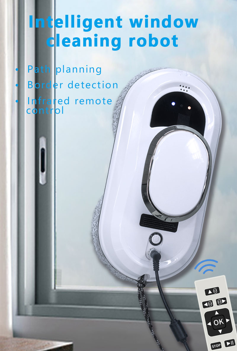 Robot lavavetri automatico aspirapolvere telecomando per la pulizia della  casa lavavetri elettrico Anti-caduta lavavetri - AliExpress