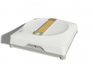 Square glass cleaning robot ultra thin vacuum with remote control